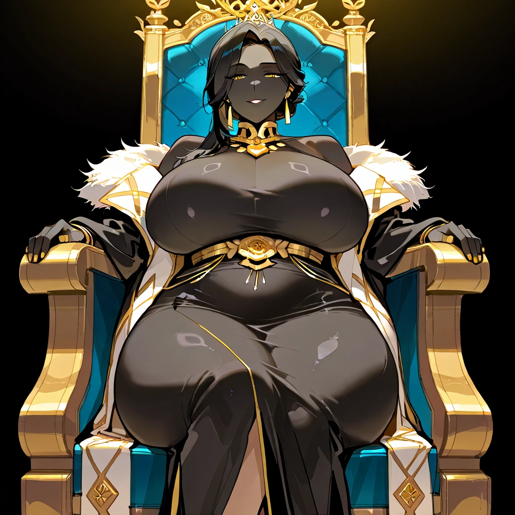 Anubian_jackal female hair black_fur gold_iris black_sclera fit_body hot solo Masterpiece best_quality highly_detailed cleanly_drawn_eyes anthro_only wet_pussy large_breasts naked horny slut seductive_look tall dommy_mommy submisive, 