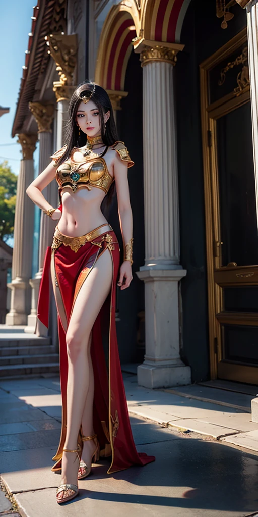 Moisturized skin, (Pink and bright eyes), (Looking down on people), Perfect body,
BREAK,
(Beautiful navel), (Side slit), (Epaulets), Cape, Crop top, Cloak,
BREAK,
(Super long hair), (Large gold and curved earrings: 1.2),
BREAK,
(((Masterpiece + Highest quality + High resolution + Very detailed))), (Full body: 1.2), Symmetrical, One shot,
BREAK,
(In the streets of Japan: 1.3),
BREAK,
(ONE PIECE), (Imada Mio: 1.4), (Boa Hancock: 1.3), ((Large snake)),