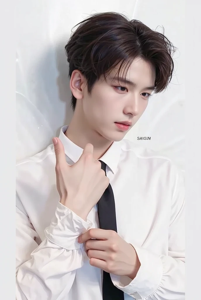 tmasterpiece，best qualtiy，A high resolution，超A high resolution，Realiy，realisticlying，Young men，Handsome face，natta，natural  lightting，looking at viewert，exteriors，full bodyesbian，ssmile，Short white sleeves on the upper body，Black shorts on the lower body