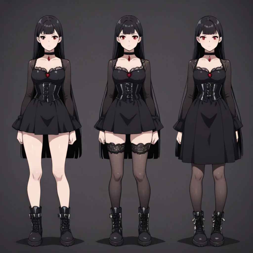 Style board for overweight goth