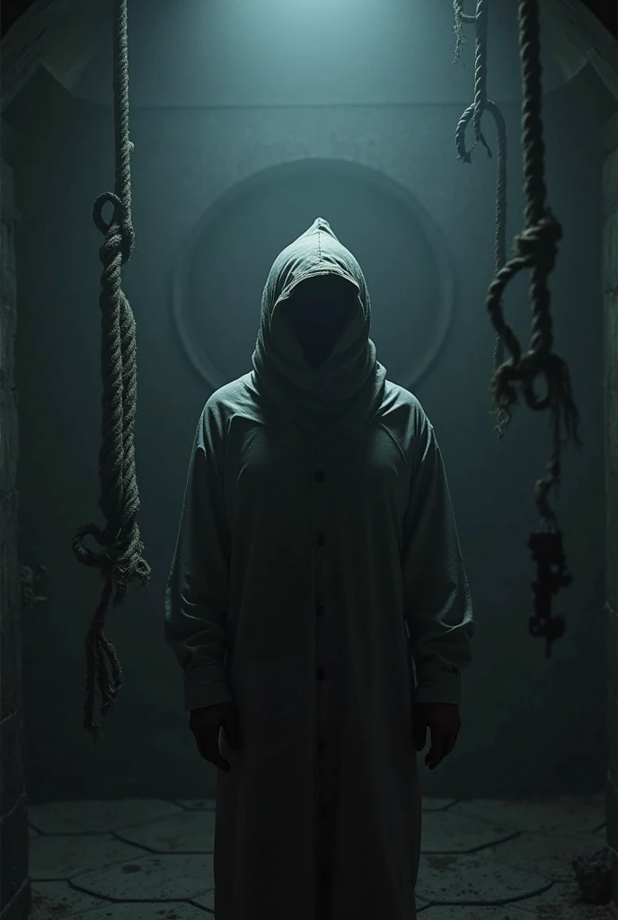 Create an image with chains around it ,enclosed in l. Loneliness of the same dark room
