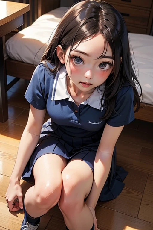 (((Super Cute Junior High School Student)))、((((Sexy middle school student))))、slouch