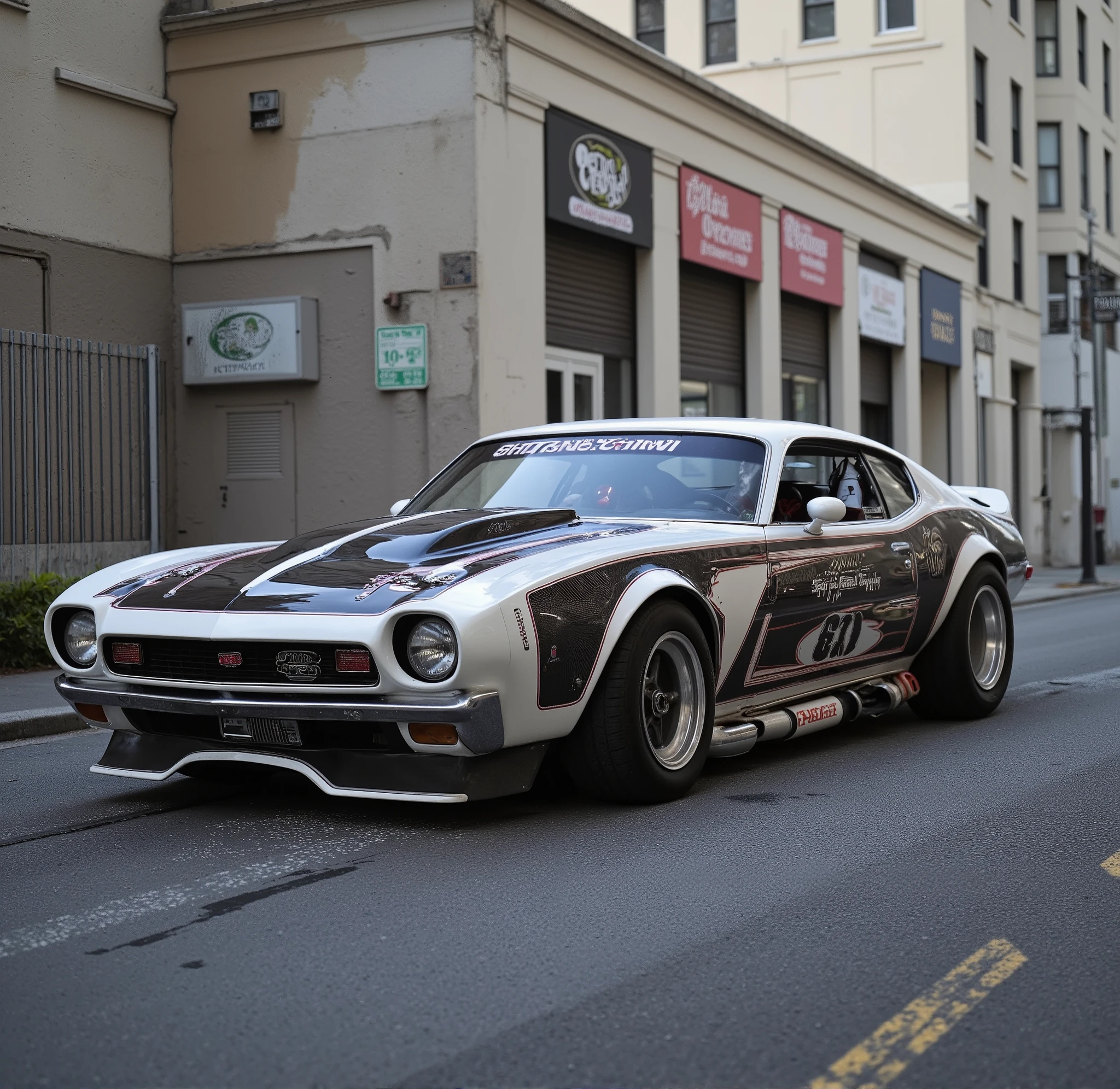street racer,tuning car,bodykit,full car,highly detailed,ford,maverick,1974