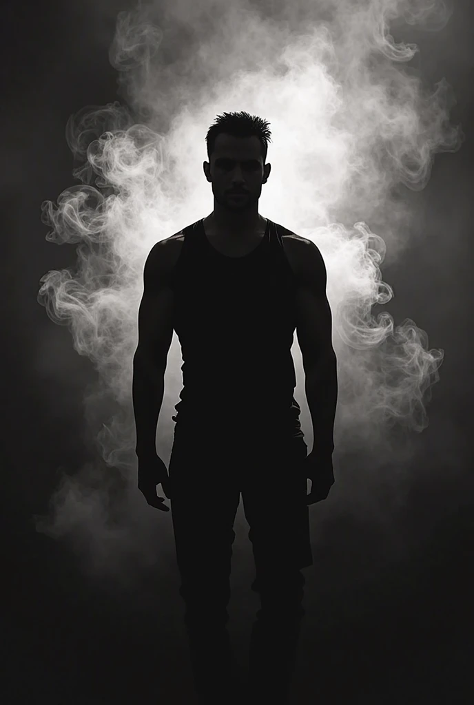 handsome Nicolas Lebeau without clothes. Sensual shooting. pleasure. sweaty body . sex. Chest muscles! Chest hair! ((monochrome)), ((grayscale))Smoke!!!