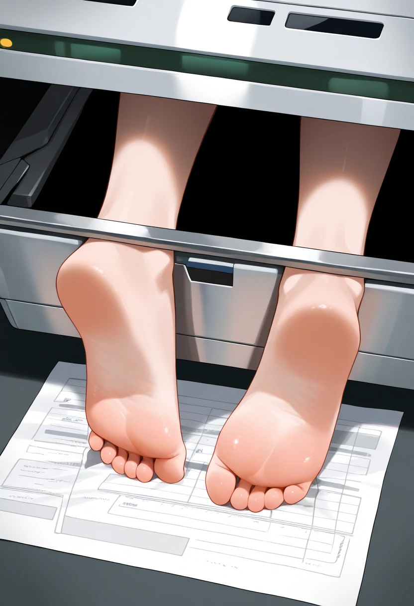 junior high school,Girl,Barefoot,foot focus ,Rope binding,Constraints,SM, refrigerator