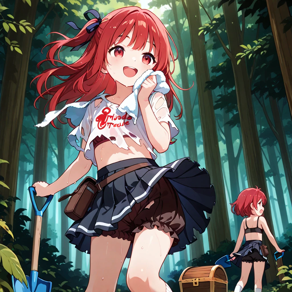 1girl, solo, nsfw,, (wearing nothing: 1.5), large breasts., empty eyes , kurosaki mea, braid. , blue eyes, , hair ornament,, red hair,, flooding, fire, heavy snowfall, frozen, file, crying, sea, cooking, whole body, Cherry tree、 blue sky, church,, classroom, garden, , nipple , wet, hospital、、14 years old、