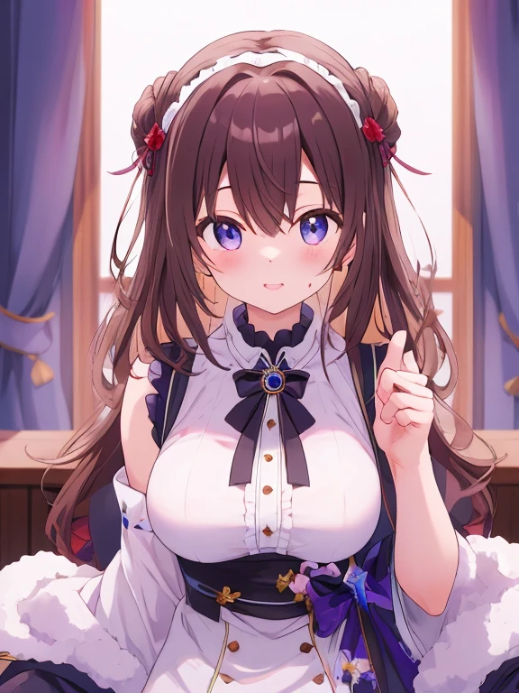 1 Girl、smile、、big breasts