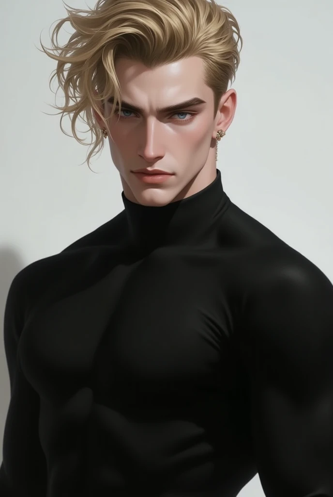 1boy, nanami kento, blonde hair, blavk eyes, realistic, ultra detail, 77mm lens