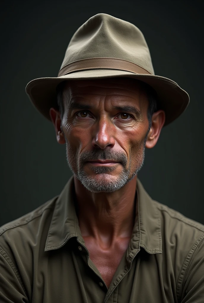 Sharpen, intaglio, closeup cleavage, Best quality, Ultra-detailed, Photorealistic 1.4, Super detailed skin, Natural hair color, (1 American man), 66 years old,(Solo),traditional garb