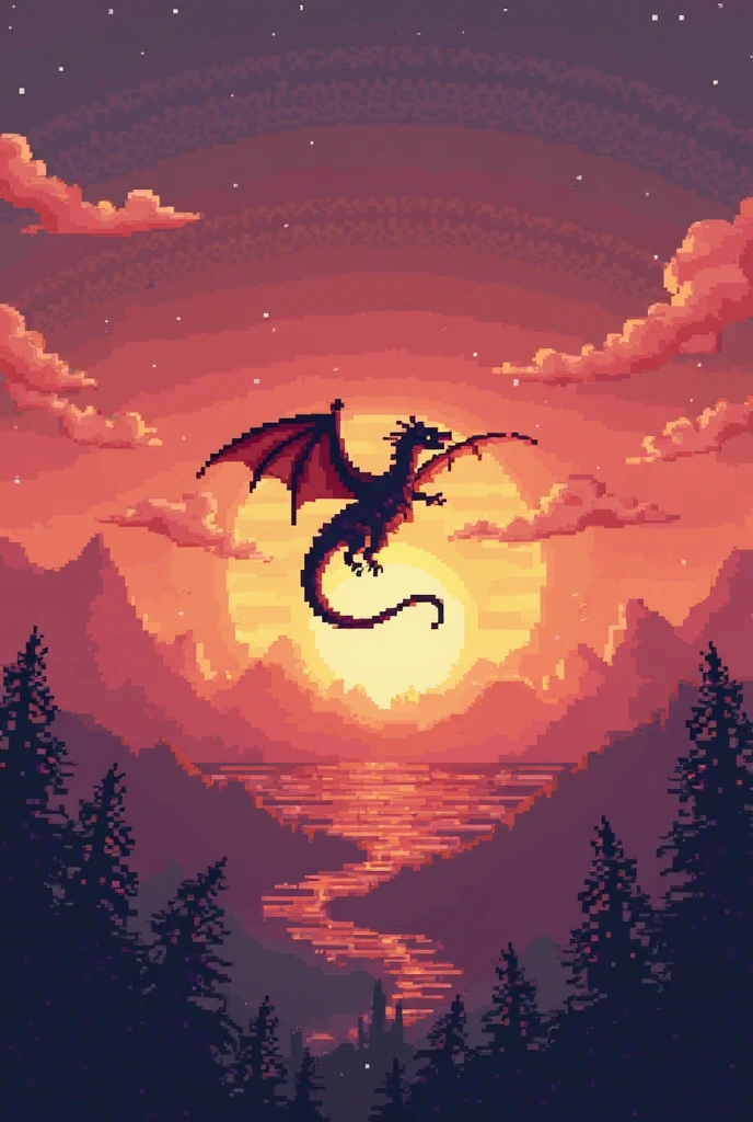chiaroscuro、Eyes shining in detail、A giant winged creature in an enchanted forest glade [dragon:tiger:28]、night、dappled light、Poster Art、Super detailed