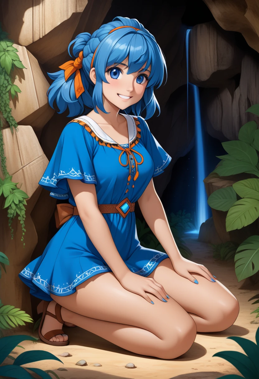 score_9, score_8_up, score_7_up, score_6_up, score_5_up, score_4_up, source_anime, rating_safe
BREAK,
<lora:TrailsInTheSky-000023:0.9>, Josette Capua, blue hair, long hair, green eyes, medium breasts, visor cap, goggles around neck, green jacket, fur trim, shoulder armor, pauldron, orange miniskirt, boots,
BREAK,
looking at viewer, smile,
BREAK,
full body, sitting, (yokozuwari),
BREAK,
momo_no_sukebe
BREAK,
1girl, overlooking distant mountains, distant river, (pine forest), autumn colors, sky, clouds, intricate, detailed background,