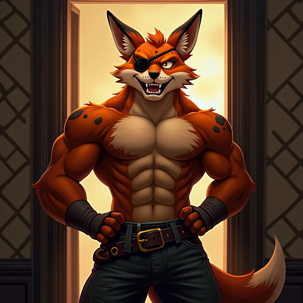 furry, furry art, source furry, castbound:1.2, by castbound:1.2, negger, by negger, solo, adult, small waist, athletic, pecs, abs, orange fox, fox tail, orange fur, white  fur, white arms, white legs, long black and blue hair, , talking, black mouth, blue eyes, hard ,  white  with , , white , leaking precum, robot, (cracked neck:1.2, cracked :1.2, damaged belly:1.2) , detailed colorful synthetic parts, detailed colorful synthetic components, in a jungle, jungle background, holster, gun, handgun, pistol, holding pistol, carrying pistol, tired, tired expression, exhausted, exhausted expression, sad, sad expression, fear, fear expression, afraid, afraid expression, aroused, aroused expression, looking around, looking away, walking, walking in the jungle, 3/4, 3/4 view, 3/4 shot, three-quarters, three-quarters view, three-quarters shot
