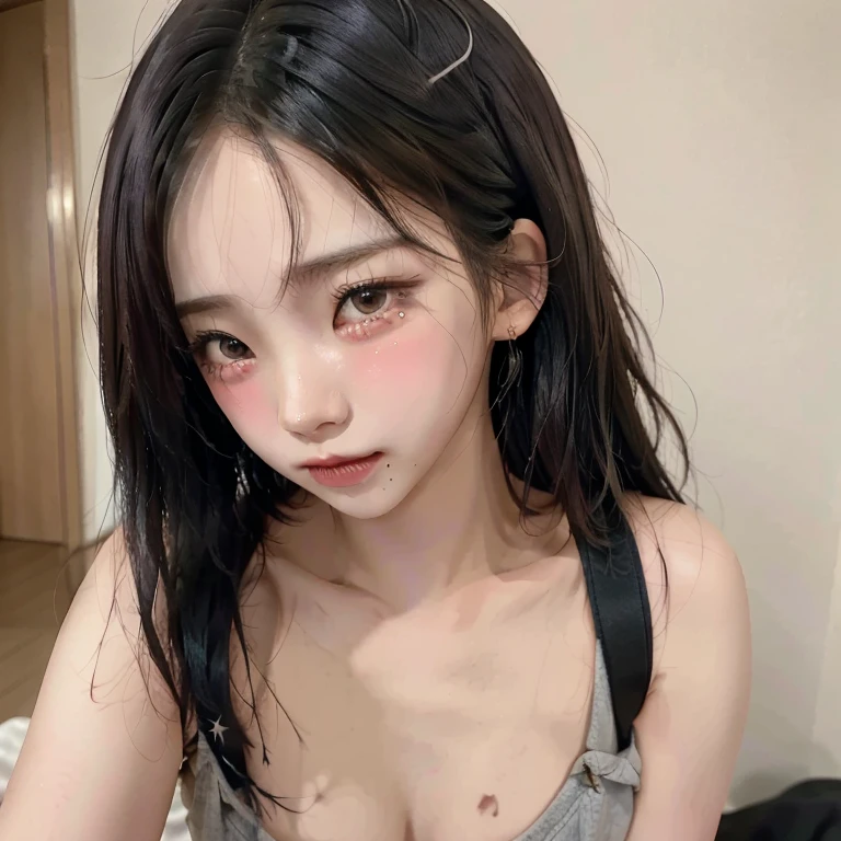 (1 man and 1 woman, Male hips, man&#39;s body, Accurate penis:1.6), (cry, Big blush, narrow your eyes:1.0), (front, close your face, looking at the viewer:1.2), (naked:1.4), Beauty Cat, naked足, (sit, テーブルの下からひざまずいてblowjob:1.4), (slave, choker, collar, Lock, lead, handcuffs, Tag, Lock attached to a collar:1.2), (blowjob, penis in mouth, hetero, oral, face fucking, open your mouth, Insert the penis deep inside:1.2), (cum in mouth, , cum on face, semenで覆われている, semen, A little bit:1.5), (Straw rug, Straw floor, prison, wooden cage, hut, Choose a pen:1.2), NSFW