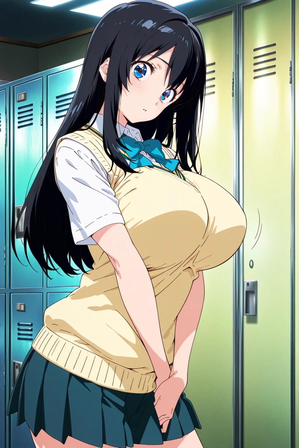 school girl, sexy girl no clothes, big bobs , White background, sexy pantyhose, sweating a lot,