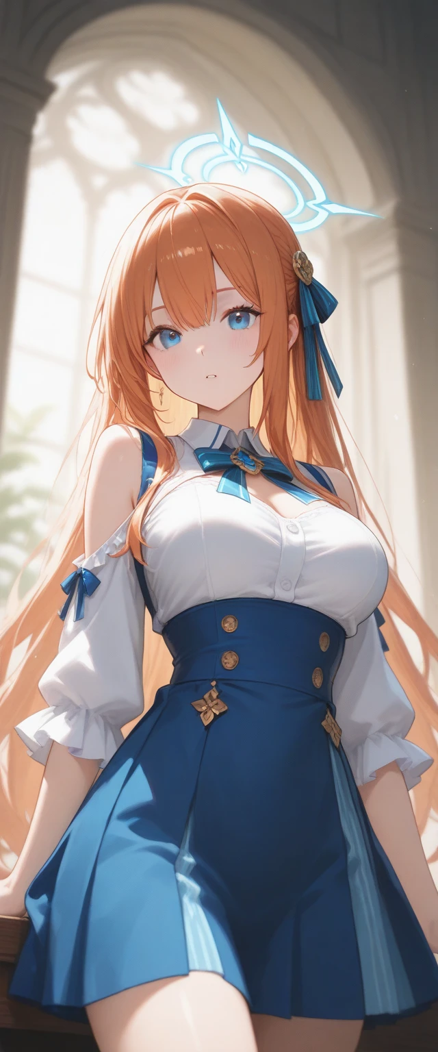 Pecorine, Pecorine, blue eyes, hair ornaments, Long Hair, Orange Hair, Tierra, Braiding, Hair Braiding,
Break Arm Belt, armor, Ascot, Blue socks, Knee-high boots, dress, gloves, hair ornaments, Open your clothes, オープンdress, Scapula, プリーツskirt, puffy short sleeve, Puff sleeves, レッドAscot, 赤いskirt, Short sleeve, Shoulder Armor, Unipolar Drone, skirt, socks, White dress, White footwear, 白いgloves,
break looking at viewer, break outdoors,standing、
break (Tabletop:1.2), Highest quality, High resolution, unity 8k wallpaper, (figure:0.8), (Beautiful attention to detail:1.6), Highly detailed face, Perfect lighting, Highly detailed CG, (Perfect hands, Perfect Anatomy),、(skirt lift:1.3), (White panties:1.3)、(skirt that rolls up:1.3)、(Full-fledged panties:1.5)、outside of home、Plein Air、Laughing with your mouth open、Cowboy Shot、