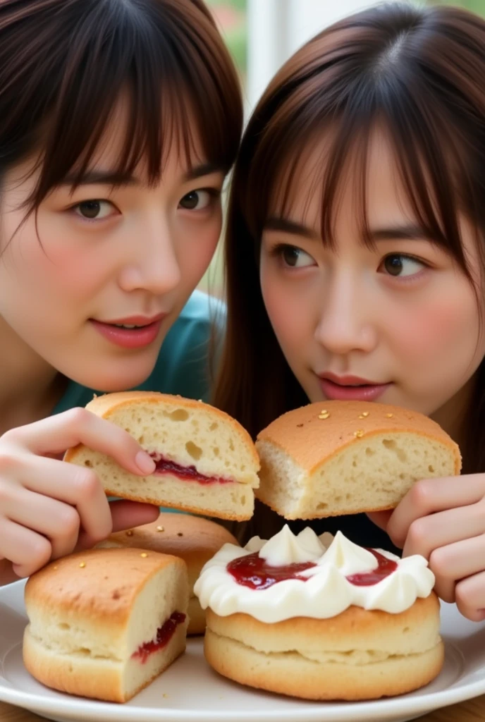 8K quality、High resolution、Two maids、Realistic skin texture、Two women love a penis sandwiched between them、High resolutionの肌、Women licking a man's penis with their tongues、Princess Hair、thin、Small and young breasts、Open the mouth to reveal a realistic tongue、Beautiful cleavage、Gray Hair、blue eyes、thin脚、French Braid、、Full Body Shot、Wetting、Tearing clothes