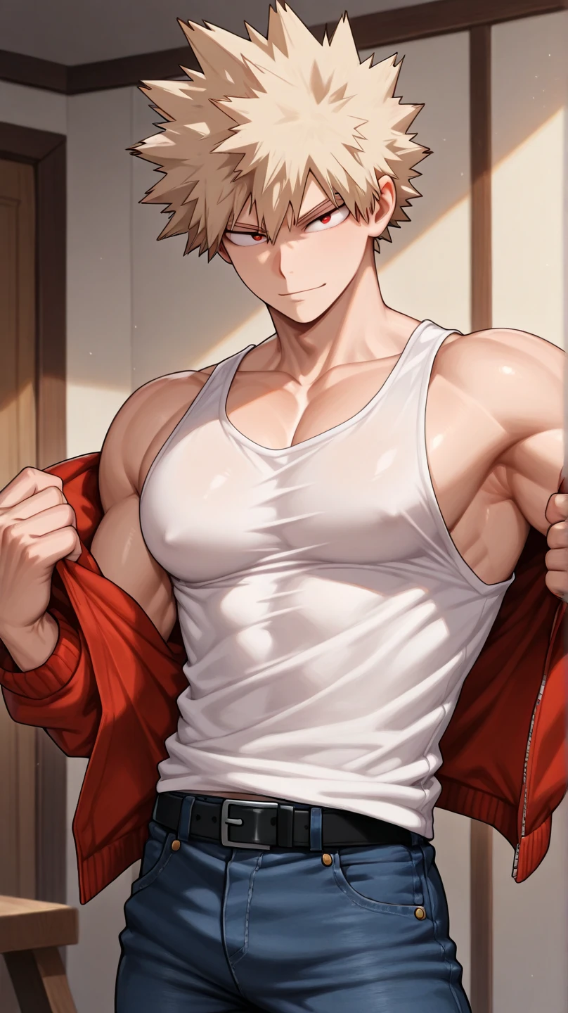 ((A young adult blond male with huge manly sagging pecs wearing erotic breast curtain outfit)), he is posing seductively bystanders watching him, NSFW, yaoi, hentai, porn, his penis is erect and lifting through curtain dress, (artstyle inspired by nucarnival), very erotic shot, visible testicles,