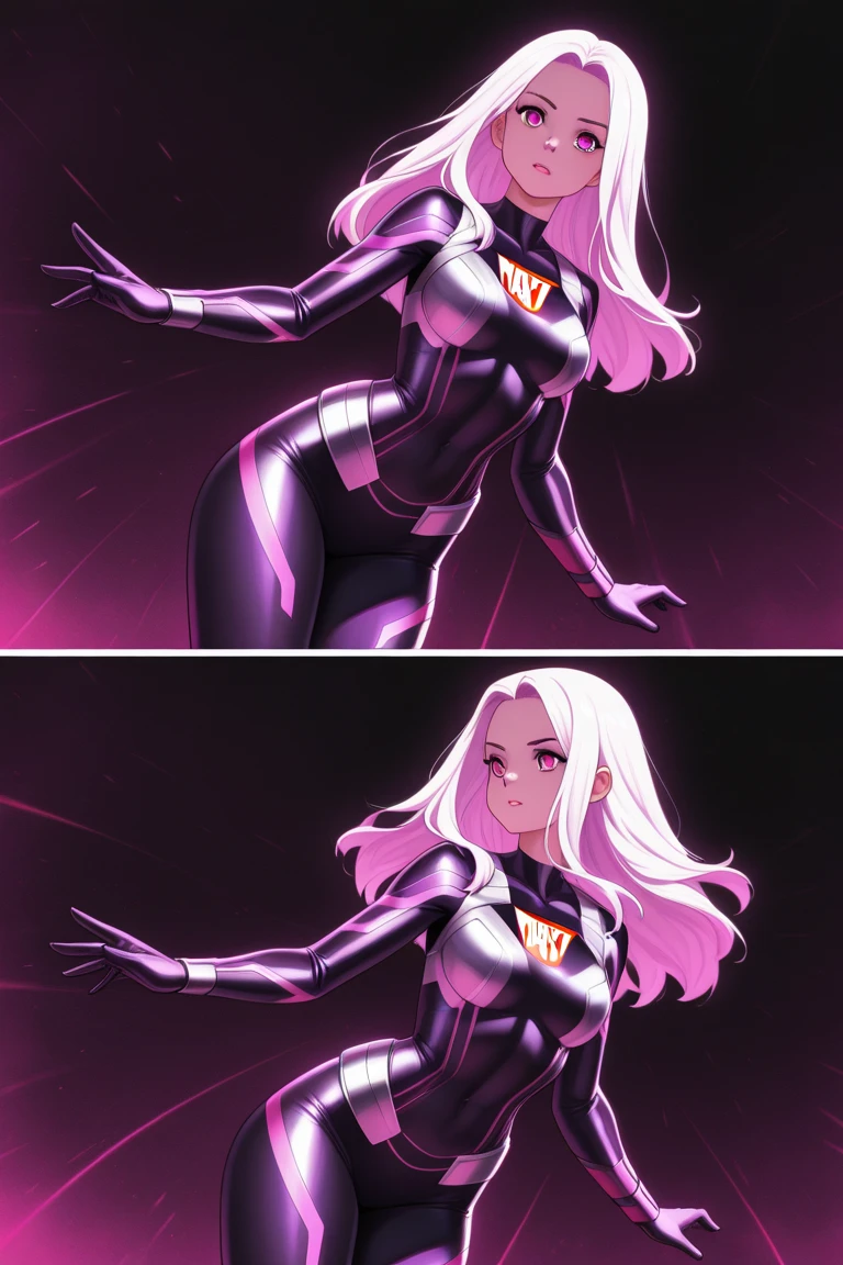 (((( same character )))) , multiple views, front view, (((character design sheet, same character))), ((character concept art)), anime character design, highly detailed character design, maple story character art,((Best quality)), ((masterpiece)), ((highly intricate details)),beautiful, high quality, highres, absurdres, light difussion, intricate details, complex details, ((anime)), (anime:1.2) , (perfect face:1.3),colorful, highest detailed, vibrant colors, high contrast, (8K UHD:1.2), (photorealistic:1.2),(masterpiece:1.4), (best quality:1.4),extremely detailed wallpaper, highly detailed illustrations,(super-complex details) , 4K unified, (super-detailed CG: 1.2) , (8K: 1.2),(original), (masterpiece) , (best quality) , (reality: 1.3) , photorealistic, Octane rendering, (surreal: 1.2) ,((masterpiece:1.4, best quality:1.2)), anime 1girl, with green_eyes, short_hair, anime full body illustration, full body cgsociety, full body, full body illustration, sona is a slim, full body portrait of a short!, loish |, demon girl, black sketch, detailed_hair, detailed_natural_skin, close-up of a cartoon woman with white hair, oppai proportions, seductive anime girl, full body zenkai!, oppai, biomechanical oppai, covered breasts and sfw, anime moe artstyle with big breasts, white skin, very white skin, skin exposition, oppai proportions, different full body view, multiple poses, various poses, different poses, various pose, sprite sheet, black clothes, all black clothes, (((( same character ))))