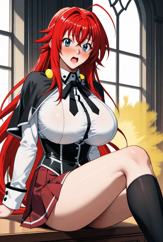 (masterpiece, best quality)
(ultra detailed, 1girl, solo, standing, red hair, long braided hair, golden eyes, bangs)
(medium breasts, white shirt, necktie)
(stare, smile, (evil:1.2))
(looking at viewer, (interview:1.3))
(dark background, chains:1.3 --s2)
Makima, the captivating character from Chainsaw Man, radiates an aura of commanding presence as she stands alone, her long braided hair cascading down her back, adorned with golden bangs. Her eyes, a piercing golden, seem