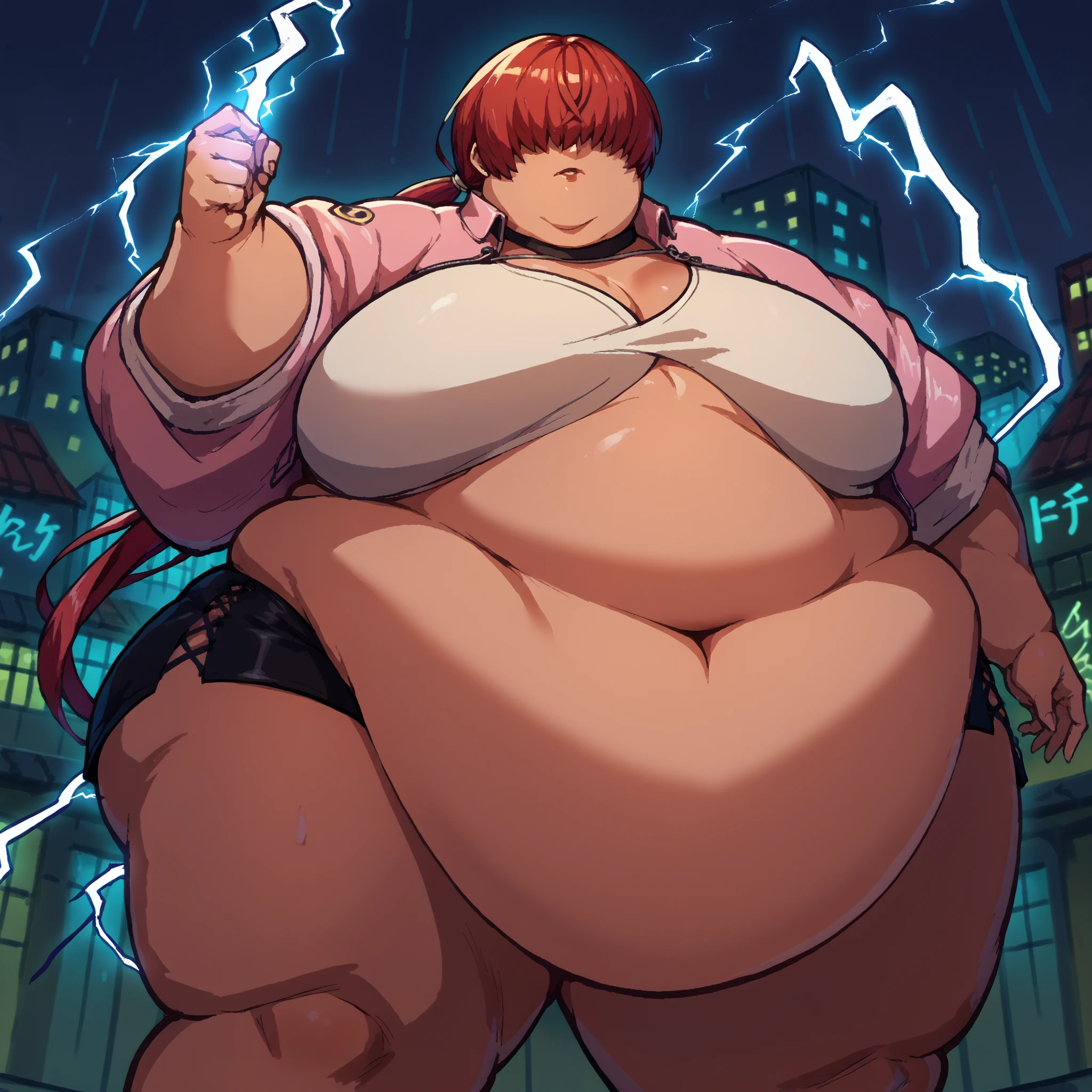 Himiko Toga, 1girl, she's wet, shocked facial expression, Short blond hair, short messy hair buns, wet hair, from underneith,((tmasterpiece),(Very detailed CG unity 8K wallpaper),best qualtiy,,report,1girll,cinmatic lighting,detailed back ground,beatiful detailed eyeright pupils,(Very fine and beautiful),(Beautiful and detailed eye description),ultra - detailed,tmasterpiece,)),facing at camera,Protruding underparts,Camel toes,absurderes,A high resolution,ultra - detailed),she soaking wet,1girll,report,mature,(very long hair,brunette color hair)Emotive expressioniting, bulge,Camel toes,Protruding,Colorful,Most detailed,exteriorully body photo, beautiful eyes, perfect eyes, perfect face, (yellow eyes:1), muscular, bedroom, sexy, round blush, massive huge , black tank top, black skirt, red hankercheif on neck, 25 years old, full body, tall, skinny huge thicc hips good hands 1k ((punk glows punk boots black lipstick)) lewd crop hoody sexy