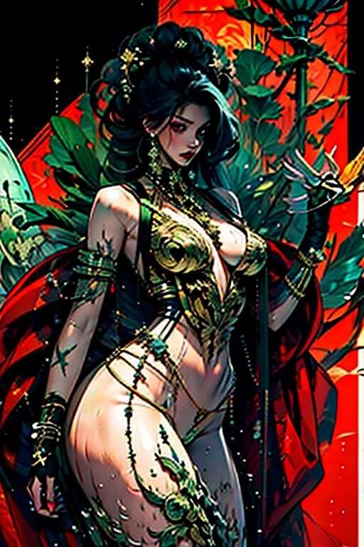 Masterpiece, best quality, {best quality}, {{masterpiece}}, {highres}, anime, 1girl, adult woman, attractive, exotic, Quetzalcoatl, Kukulkan, Serpent God, feathered serpent, flying feathers, plumage, Aztec, golden, gold, thunder, thunder, thunder, claws, sharp teeth, serious, destruction --auto --s2