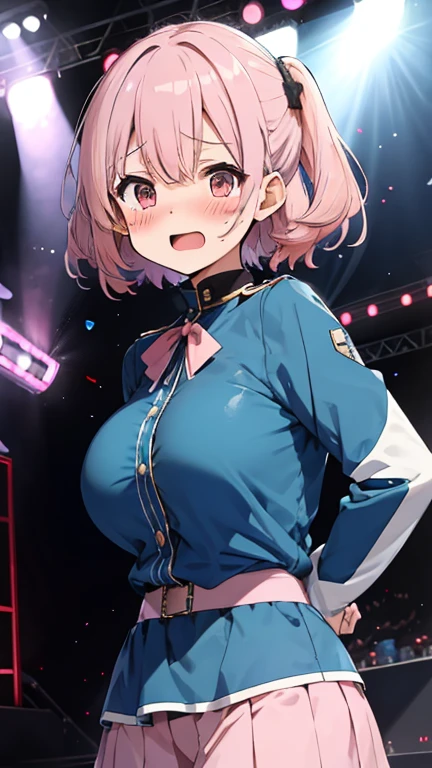 Big breasted idol Live Performance Venues Yankee Sex Big cock Shyness resistance blush Sexual pleasure Ahegao I can see her boobs Insert Blowjob