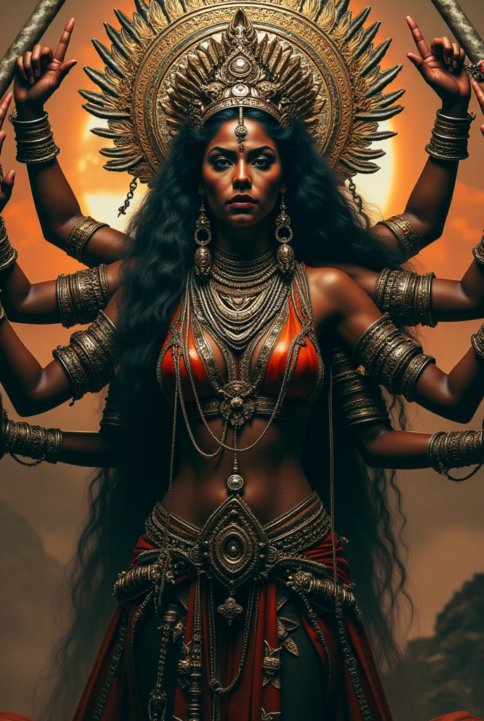 Goddess durga feeling sad and betrayed