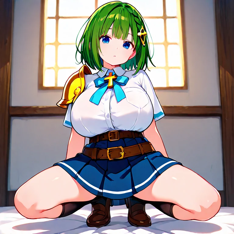 1 rapariga, 『Mobile Suit Gundam』Works inspired by、Female Officer, Principality of Zeon Army、military outfits、Scenery inside the battleship、深緑のmilitary outfits、yellow squad badge、Dark green tight mini skirt、Intercom equipment、operator、Wearing a headset、8K, top-quality, submarine、kindly smile, Dusk light, detaileds、(Oblique view from the back)、((I-Cup Bust))、((Big butt))、((Generate images that always show the bust))、Beautiful nipples、thick thighs、Ecstatic look、Very comfortable appearance、((Pose with one leg raised to show genitals))、thick thighs、large udder、Wet female genitalia、Beautiful nipples、Erect nipples、Spread the female genitalia with your fingers、Squat and open your legs、large udder、little fat body、plump udder、(((very thin blonde pubic hair)))、Show me your female genitalia、Show me your nipples、Erect nipples、Oblique dorsal angle、The whole body is soaking wet、Clothes get wet and nipples show through、Plump body、function、sensually、wide pelvic、Soft udder、soft ass、Thighs are soft,Show me your nipples、Show me your female genitaliaください、Plump bust、Plump buttocks、(((Healthy body)))、Female genitalia dripping juice from the clitoris、Plump bust、((wide open knee pose))、((足を広げてShow me your female genitaliaください)) 足を広げてShow me your female genitaliaください、(((Draw and display extremely clear and faithful female genitalia)))、nipples with mammary glands、Spread your knees wide and stick your butt out、Buttocks exposed diagonally from behind、Oblique dorsal angle、(((((A work depicting a girl being raped by a boy))))、Vigorously shaking udder、violently shaking butt、Please show me your butt、Plump ass、Plump buttocks、plump thighs、(((make your breasts bigger)))、Rear Angle、Turn your ass towards me.、Take off your underwear、Show me your ass、Take off your underwearおっぱいを見せてください、Super burst breasts、huge udder、My clothes were wet and my genitals were visible..............................................、衣Clothes get wet and nipples show through、Unbutton your shirt to expose your chest、Lift up your skirt and see your butt、high-heels、pistol equipment、Muddy battlefield atmosphere、A battlefield filled with smoke、uptight、sensually、function、tight skirts、Short bob hairstyle、Military、combat military equipment、Military Personnel、Handgun、military outfitsの肩にジオン公国章バッジ、Principality of Zeon Army工作員、shiny stockings beautiful anus、深緑色がメインのmilitary outfits、Please make sure that your female genitals are visible from the front......、