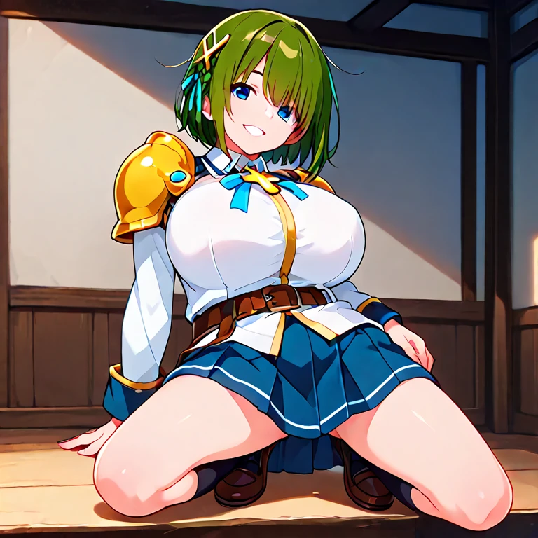 Squat、masterpiece、Highest quality、One girl、chest、Knee socks、solo、skirt、tongue、tongue出し、Redhead、belly button、long hair、blush、黒Knee socks、Nipples、ponytail、Look at the viewer、Brown eyes、Underbust、Hands on hips、Choker of Hearts、White background、プリーツskirt、smile、大きなchest、abdomen、Simple Background、Buttocks visible from thighs、Open your mouth、ヘアribbon、Big Breasts、ribbon、Pink heart cutout crop top、Pussy juice、Heart cutout panties、Sweat、Drooling、Ahegao、Protruding pubic hair、Arms behind head、