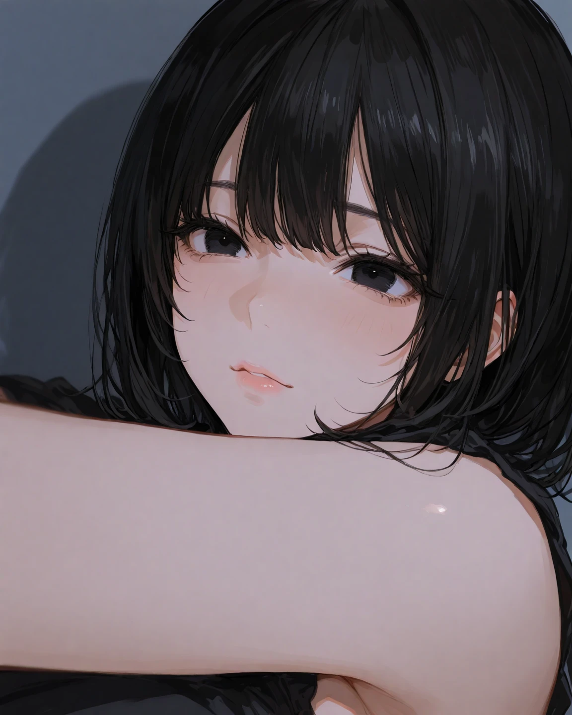(NSFW), High resolution, (Masterpiece: 1.4), Extremely detailed, (((Detailed face, Detailed Expression))), Two Adults, Intimate Partners, Loving, Intimate, Living Room, Warm lighting, Sitting on a plush couch, Soft focus, Hand in hand, Naked bodies, Sheets crumpled, Pillows scattered, Background of vintage decor, Home-like atmosphere, (Tears in my eyes)
Or, for a more absurd solution:
(NSFW), Ultra high resolution, (Masterpiece: 1.4), Extremely detailed, (((Detailed face, Detailed Expression))), Two Aliens, Str