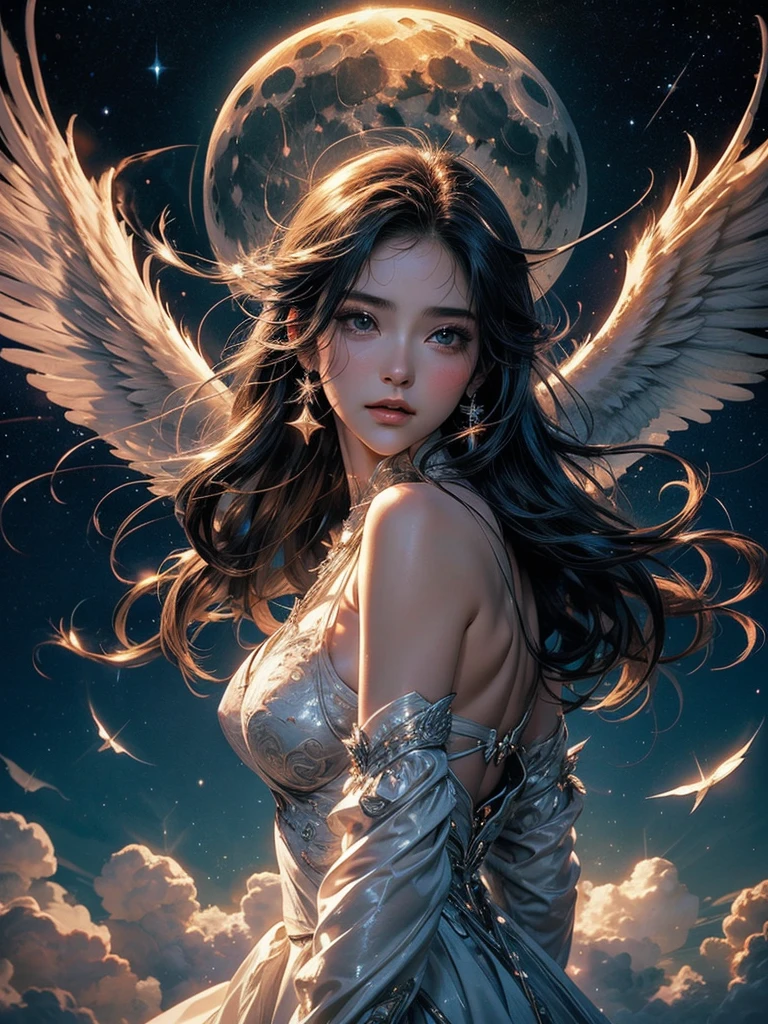 Archangel Michael、The Four Archangelasutepiece,Best Quality,Ultra-detail,hight resolution,hight resolution,4K,Portrait in 4K,8k,8k Portrait,Unity 8k Wallpaper,extremely details CG,Realistic,Raw photo,real person,a portrait photo of,Photorealistic,Shiny skin,Detailed skin,Fighting figure、Fighting figure、fight the light、fight with love,Fighting figure、Fighting figure、fight the light、fight with love