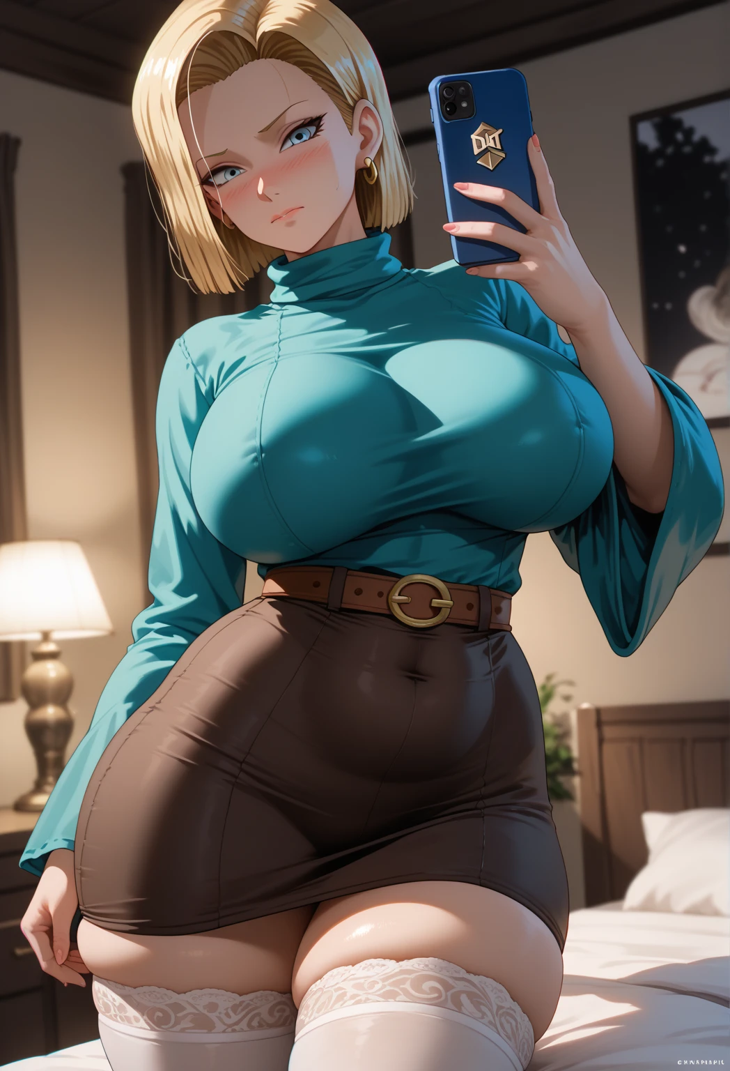 Mature woman, giant enourmous round breast, giant ass, full lips, blue eyes, shredding green sweater, cleavage, nipples poking out on shirt, happy, tight shredded jeans, mature mother, thick tights, 7 feet tall, sexualized. Masturbating , yogaball sized boobs