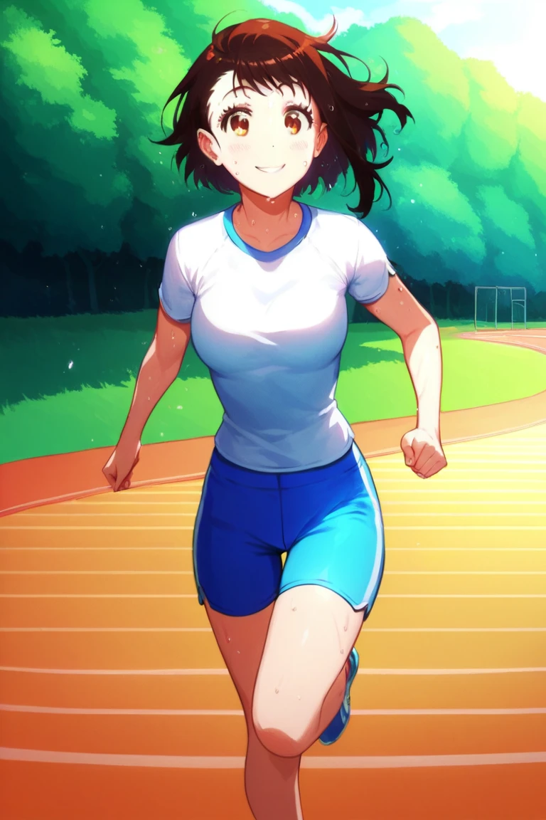 My classmate, a cute sixth grade track and field girl, has a lovely smile.、arm、hand、Thighs、The calf muscles are just right。

Personality: S。

Childish yet adult-like。

Hair、Very short ponytail。

How tall are you、135cm
