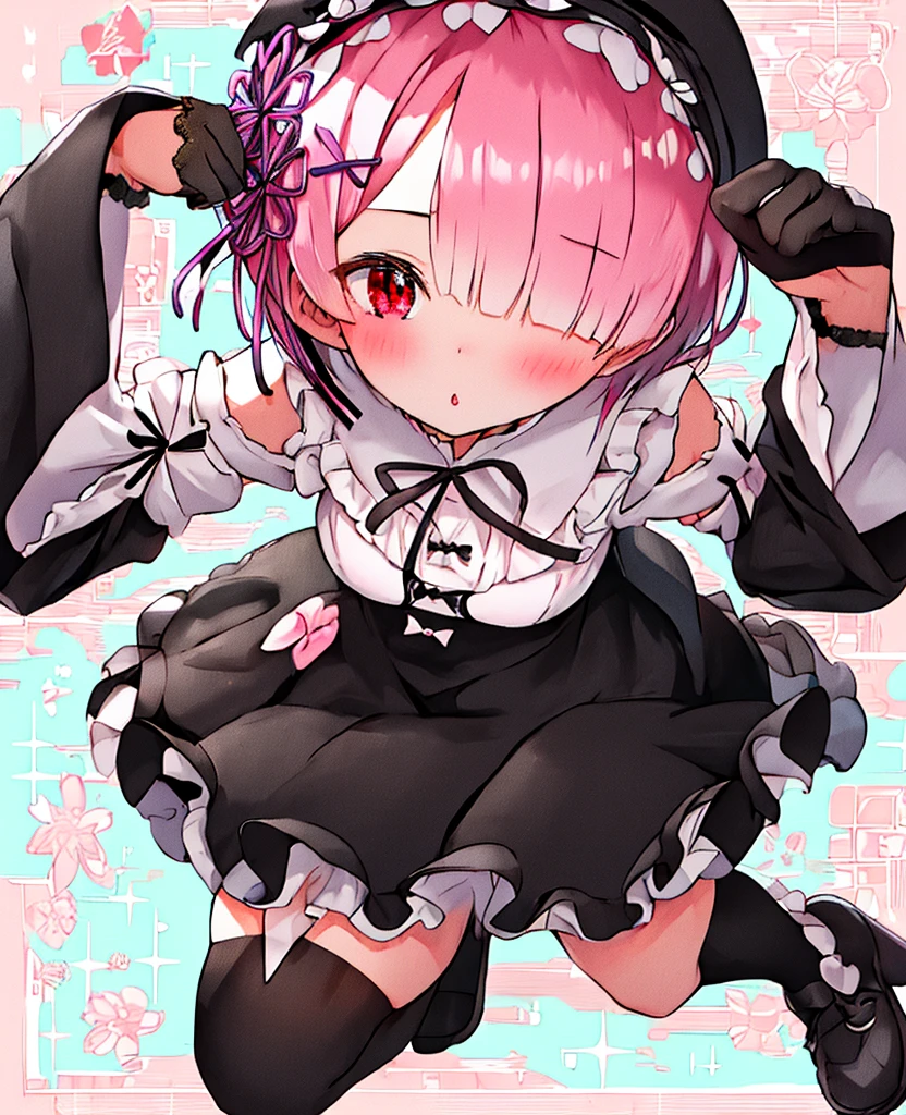 1girl,cat ears,animal ear fluff,hair ribbon,pink eyes,grey hair,short hair,bangs,hair between eyes,eyebrows visible through hair,blush,closed mouth,light smile,neck ribbon,white white gloves,skirt,frilled_collar,crease,flat chest,<lora:CyanVanilla:0.72> cyanbl, score_9, score_8_up, score_7_up,
source_anime,[rating_safe,source_hentai,rating_explicit:1.09],