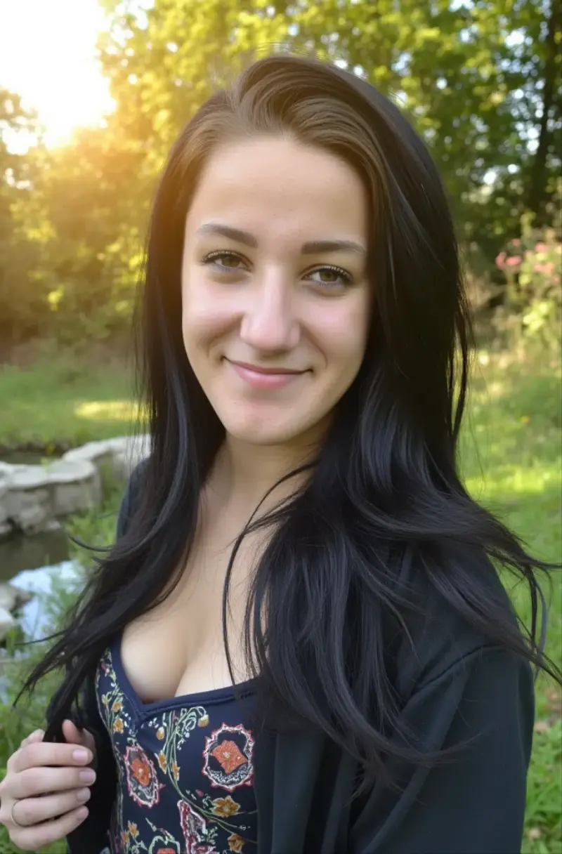 full body shot, tiny chests, fat belly, potbelly, fat stomatch, pubic is hairy, pubic hair is black, loose waist, very tiny chests, small breasts, saggy breasts, chubby body, small vagina, small pussy, natural skin textured, full body photo of naked turkish girl, small breasts, showing all body, sitting on a chair, face looking to camera, looking at viewer, looking at us, at front of beautifull park, in the morning, look at viewer showing very pitiful face asking for forgiveness, full naked, (cinematic:1.3), intricate details, (ArtStation:1.2), beautiful trimmed hair, straight hair