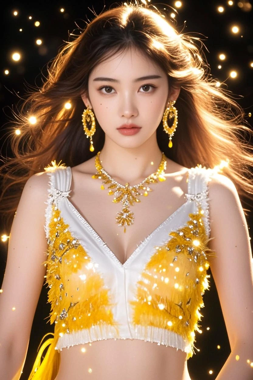 (masterpiece, best quality:1.5), beautiful girl, 8k, 50mm portrait, RAW photos, absurd, exquisite girl, (Close-up face, Dance:1.3),  upper part of body, front shot, short hair, cheerleader, Pink cheerleading uniform, mini skirt, ribbon hair bow, view viewer, (Smile:0.6), skin shiny, breast focus, Thin arms, The waist is thin, face light, clear lighting, film grain, Color difference, stadium, (Bokeh:1.1), (simple background:1.2)