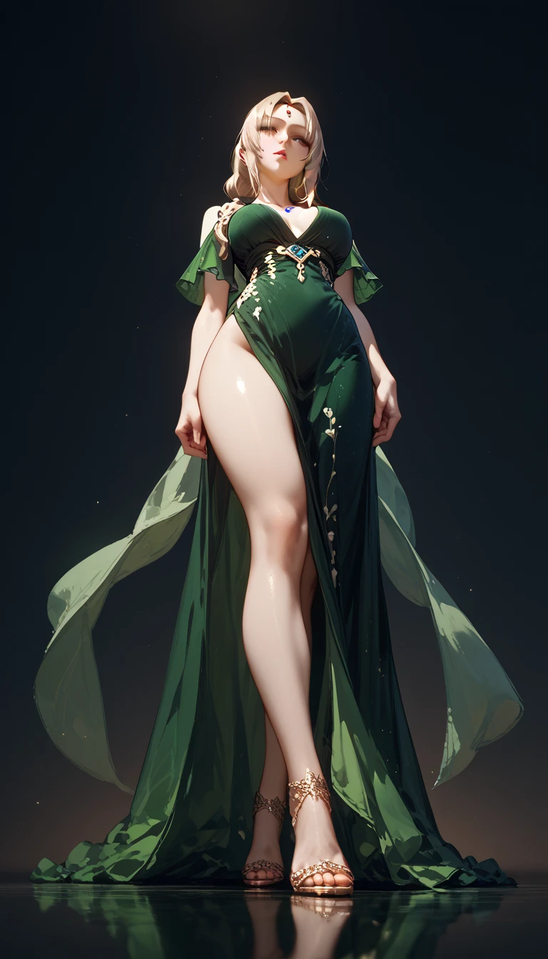 Dressed in green and gold、Arav woman holding a sword, Whole body concept, detailed Whole body concept, beautiful Whole body concept art, Dark witch full body pose, Full body CGsociety, Full body fairy, deviantart artstation cgscosiety, Succubus in tight skirt, Full body details, Full body details
