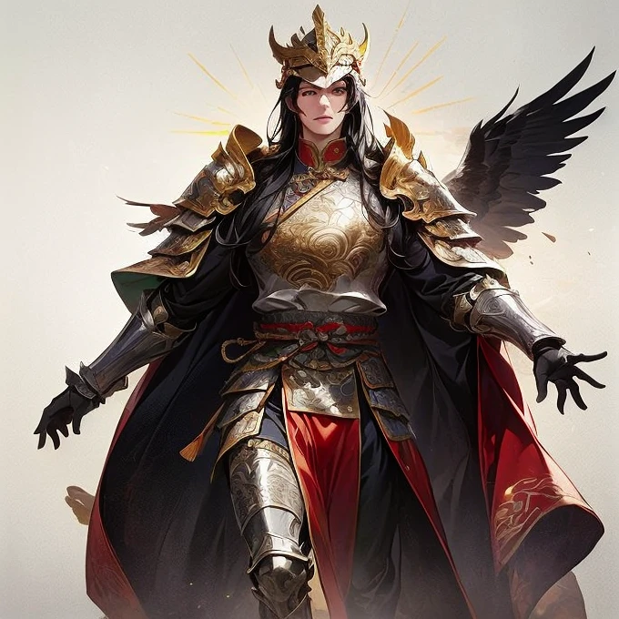 （anthropomorphic turtle），（Golden Eagle Samurai：1.4），longspear，a tall body，Stout limbs，Huge wings，There are a lot of feathers，Look at me condescendingly，disdain，despise，tosen，Fierce eyes，terroral，（（closeup cleavage，facial closeups，Close-up strengthened）），The long hairs of the flame fluttered in the wind，combats，Dynamic lines，Dimly lit battlefield，Ruined castle，（stereoscopic perspective：1.4），Works of masters，super-fine，4K分辨率，high qulity，电影灯光，High picture detail，Detailed pubic hair，Epic shooting，Clearly focused hair，Detailed hair depiction，acurate