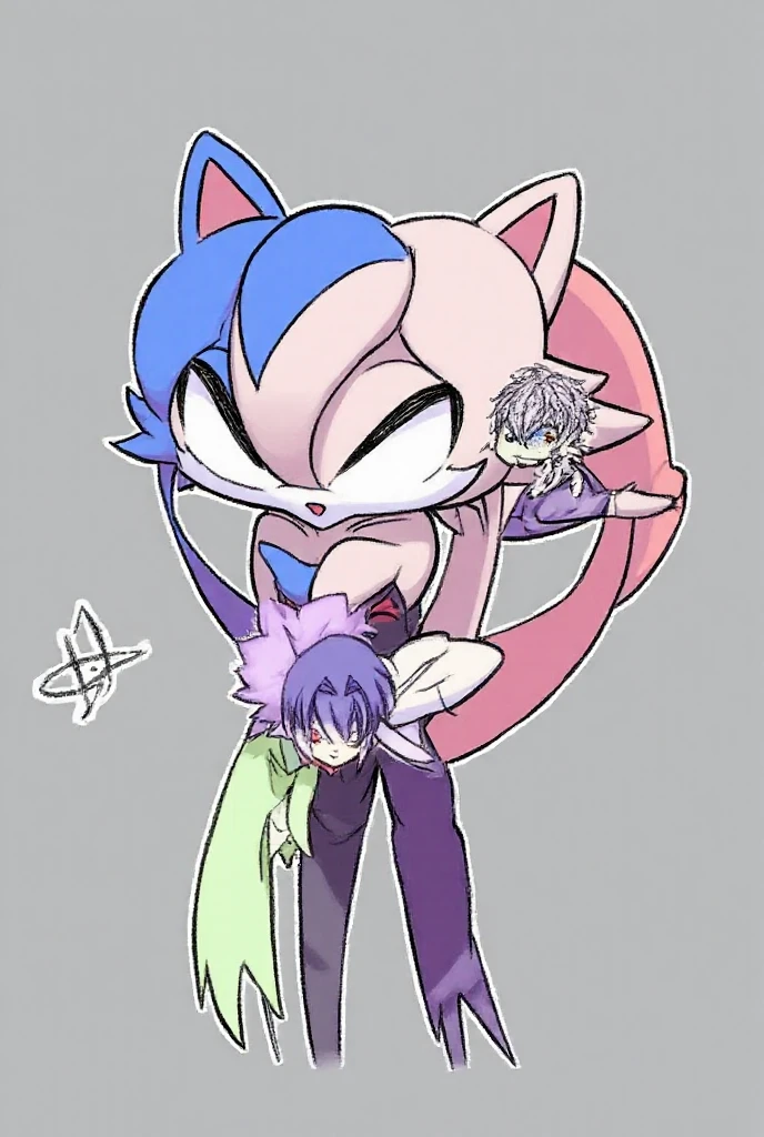 Duo, score_9,score_8_up,score_7_up. an anthro furry female Espeon girl wearing white bra and white panties. an anthro furry male leafeon wearing boxers. Sitting in lap.
