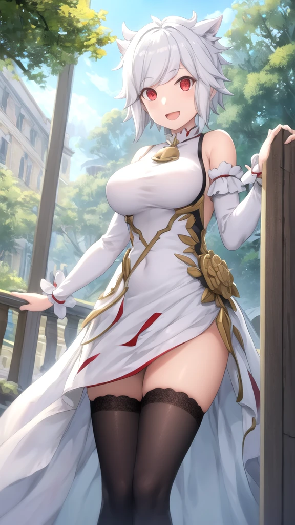 NSFW, uncensored, One girl, One strong, heavily armed man, Two people having a party, Light carmine hair, Yellow Eyes, Braiding, french Braiding, Long Hair, Twin tails, Both sides up, Sweat, Hot body, Glowing Skin, gentle eyebrows, Bright red face, Eyes that seduce a man, (pulling 日本ese sword from sheath on waist), Hard, pointed nipples visible through her costume, Air hand job with tongue sticking out,
No mask, No anal sex, No peace, Do not bite cloth or strings,
(((Large Breasts))), outside, An open grassland in the forest,
White dress style armor, Katana with sheath on left hip, 白いleotard風の革鎧と胸元が開いたドレス風の衣装, Hard, metallic white alloy armor tailored to the female bodyline., The sturdy metal armor on her chest is worn over her clothes, encasing her breasts like a bra., Wearing hard metal armor with light pink trim around the edges, He was wearing sturdy white metal armor and gauntlets from his arms to his fingertips., Legs are made of full metal plate armor, Place々The gold decoration is used as an accent., The pleated white mini skirt has gold trim and accent colors on the edges.. On top of that, he wears large metal waist armor that can hold multiple cross belts on both sides of his waist to secure his weapons., A katana in a sheath is worn on the left hip., Several leather pouches on the right hip, A leather bag large enough to hang from the hip is attached to the back of the waist., 
(((Clothing))), (((コスチュームはoutsideさずオーバーハイニーソックスを履いている))), 
A man&#39;s monster cock will never be inserted into his ass, 

From before, Men and women standing and embracing each other, The weapon is a traditional Japanese katana daito and a sheath, The katana and scabbard are attached to a holder on the left hip., A sword worn on the left waist, 
A heavily armored, burly man stands directly behind her with his hands around her waist., The man, who is a head taller than her, grabs her from behind and pulls her close., With his free hand he lifts her skirt to show her shorts,
break covered navel, elbow gloves, gloves, leotard, Thigh straps, 
break looking at viewer, 
break indoors, 
break anal sex, monster cock anal sex,
break (masterpiece:1.2), Highest quality, High resolution, unity 8k wallpaper, (figure:0.9), (Beautiful attention to detail:1.6), Highly detailed face, Perfect lighting, Highly detailed CG, (Perfect hands, Perfect ???????), 