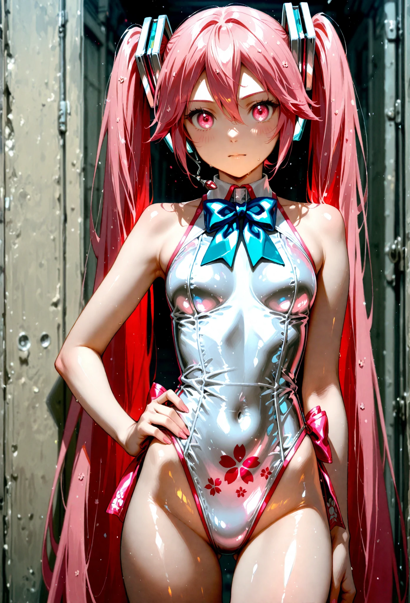 Tentacles ，Pink clothes ，Magical girl，Hypnosis Device，Drill into the ear