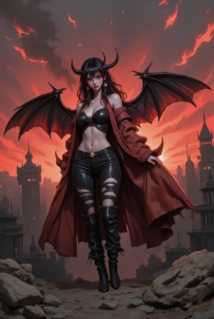 A Hellish Crow Readying a Bow