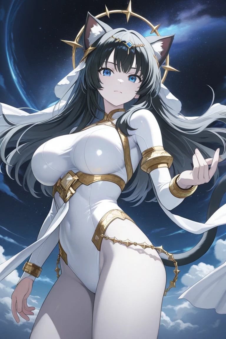 Cute, anime style, women, ghost woman, large breasts, plump , thick body, curves, pale skin, scares on body, Black hair, very long hair, hair covering face, coming from an attic, dark lighting, big eyes, eyebags,
