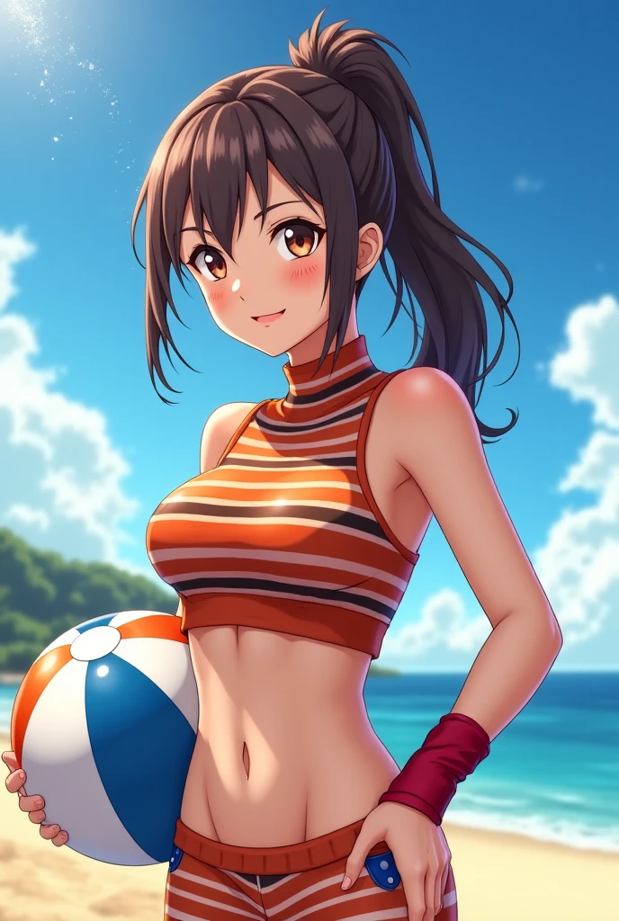 anime woman,sport
