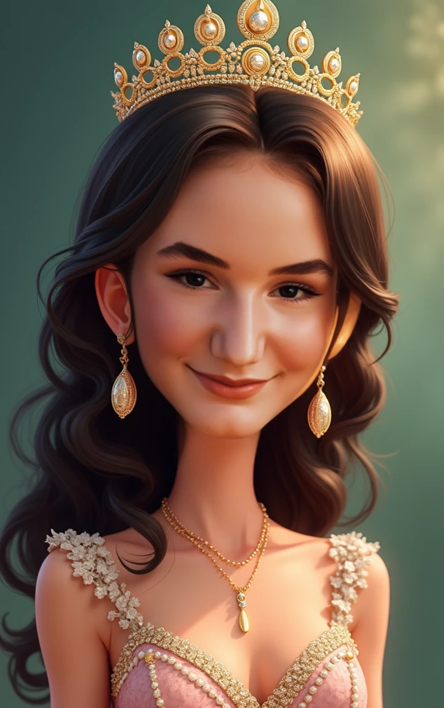personagem de desenho animado de uma jovem de 24 anos, com pele clara, cabelos castanhos liso como a personagem jasmine, cabelo solto sobre os ombros, com um vestido vermelho, animation character, Caractere estilizado, Antecedentes de uma Academia de Artes Marciais, animation style rendering, 3d estilizado, Arnold Maya render, 3d stylized rendering, toon render keyshot, Personagem 3D, Personagem 3D, stylized 3d rendering, 3D character rendering, personagem de desenho animado, Personagem de close up, Pose do personagem, (Estilo Pixar) (master part:1.2) (Bokeh) (melhor qualidade) (pele detalhada) (textura detalhada) (8k) (argila) (Cinematic lighting) (foco nítido)