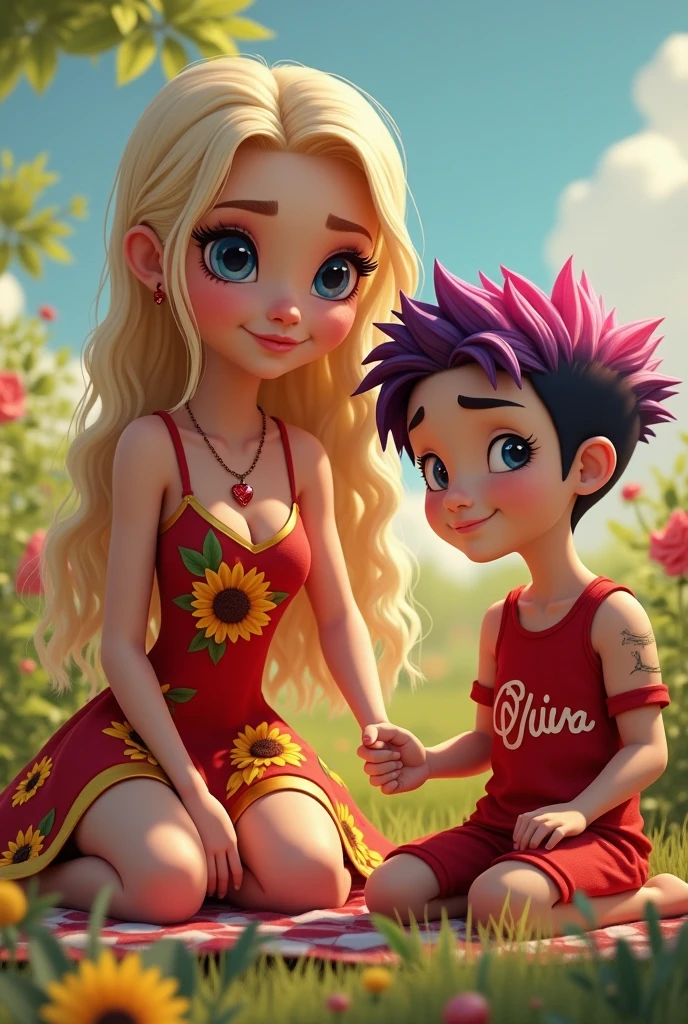 Isadora vale com kid bengala
