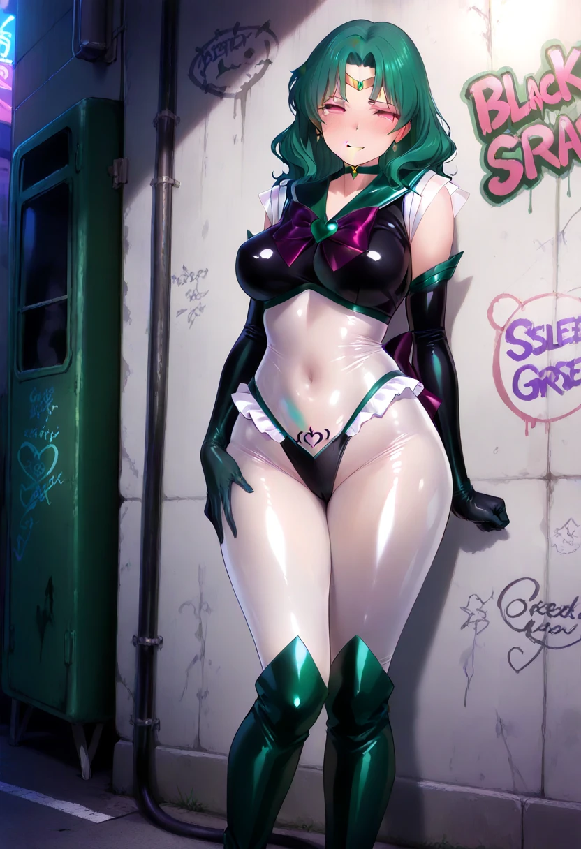 real-life, full length portrait of a young girl, 20 years old. perfectbody, realistic perfectbody composition, light purple hair swaying in the wind, body soaking wet, waterfall scene. Beautiful perfect realistic green eyes, charming smile, compose the most beautiful perfect face in the world overall, meticulously detailed hand-painted with the highest quality image. skin fair, good looking, tattoo art, 2cm liquid acrylic sexy sexy clothing, warm dreamy light, Volumetric Light, adventure style pulp, dynamic gradient, true color, Illustration Graphics, vector curves highly detailed, Simpler, Soft and clean, vectorial art, Soft, design of character, movie  theater, Surrealism, cartazes, collection of masterpieces, sunset, wet pigment. high quality of image, meticulous detail, perfect realistic work real people. Beautiful perfectly realistic hands and fingers. Highest quality virtual images.