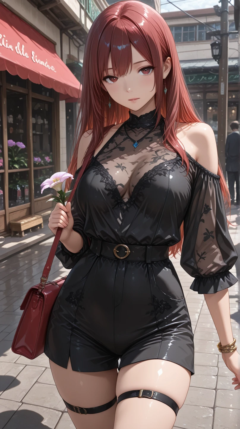 (blond curly hair), Queue, (((Super seins))), ((Figure dodue)), ((Seins dodus)), (((Nipple exposed))), (hair detailed description), (detailed facial description), (body detailed description), peau claire et translucide, peerless beauty, longues jambes, (Calvin Klein underwear in dark blue lace),(soutien-gorge de sport) ((bas)), beauty mole, ((Collier rubis)), (mature royal sister ),(red lips),(Touch Tits),(timide),(seductive smile),face au public,((outdoor)),hiver,(De fortes chutes de neige),