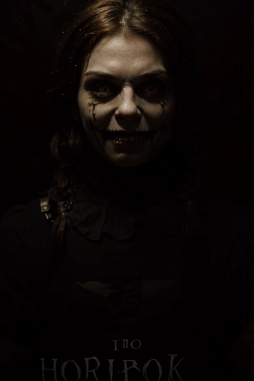 vintage black and white photography, sinister photo, ( ( ( Horror art ) ) ), gloomy vibes, horror, nightmare atmosphere, evokes disturbing elements, dark feelings, horizontal aspect, The best quality, must disturb the viewer, high contrast, nearby, mixes beauty and horror, detailed close-up.