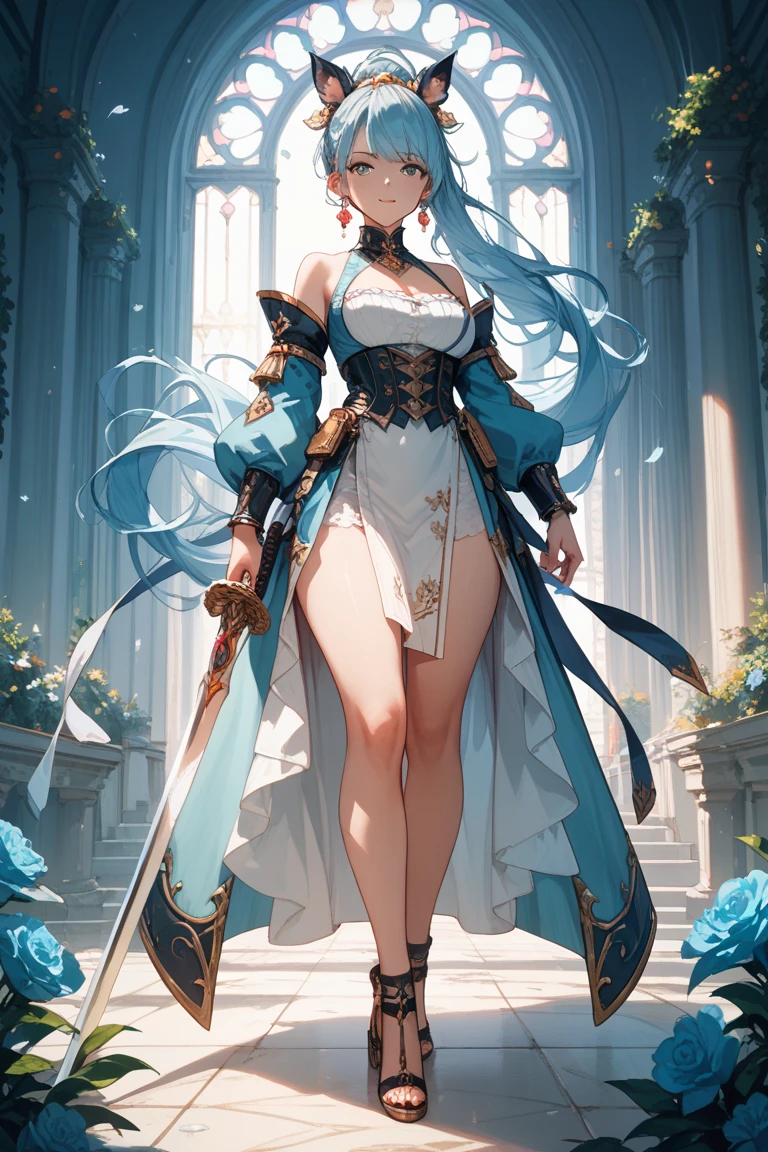 1 woman, full body, white background, xianxia, long hair, gorgeous hair accessories, green hanfu, high detail, sketch, denoising, cinematic, particle effects, white background, super high resolution, sharp focus, epic composition, masterpiece, (very detailed CG unified 8k wallpaper)